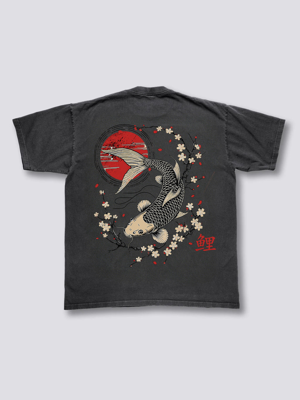 Koi Fish Cherry Vintage T-shirt