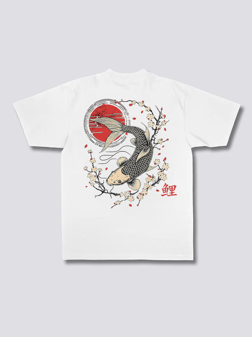 Koi Fish Cherry T-shirt