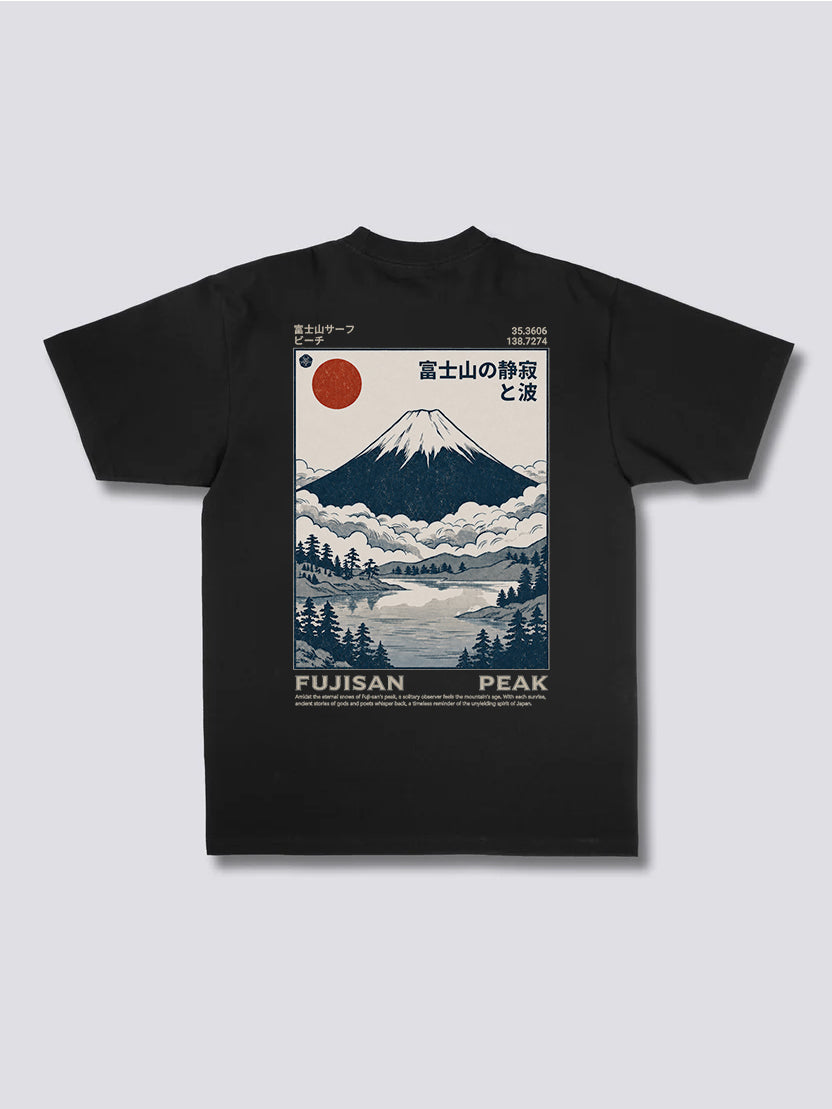 Mount Fuji Ukiyo-e Style T-Shirt