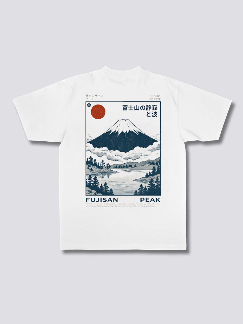 Mount Fuji Ukiyo-e Style T-Shirt
