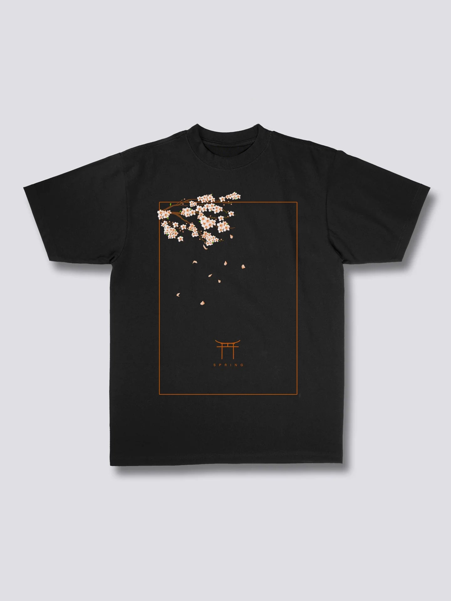 Front Print - Peach Blossom T-Shirt