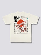 Sakura Cherry Blossom Retro T-Shirt