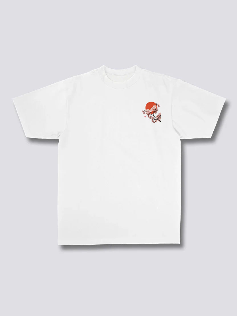 Sakura Cherry Blossom Retro T-Shirt