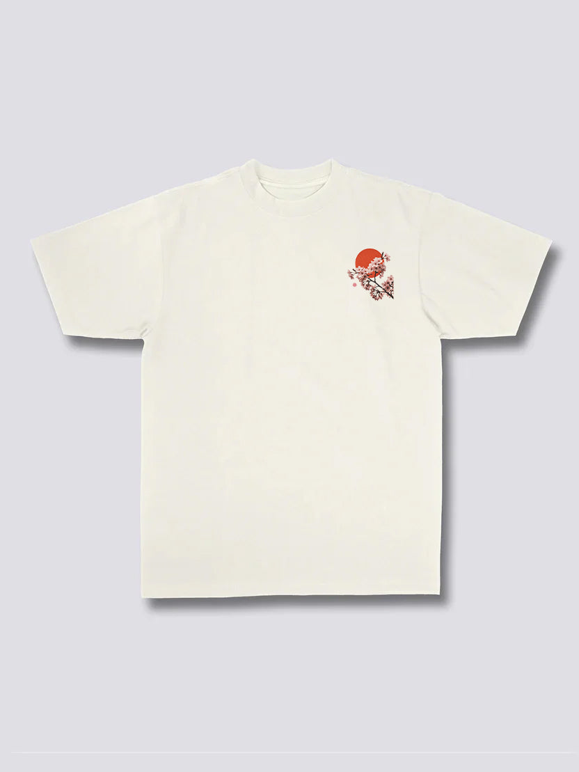 Sakura Cherry Blossom Retro T-Shirt