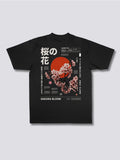 Sakura Cherry Blossom Retro T-Shirt