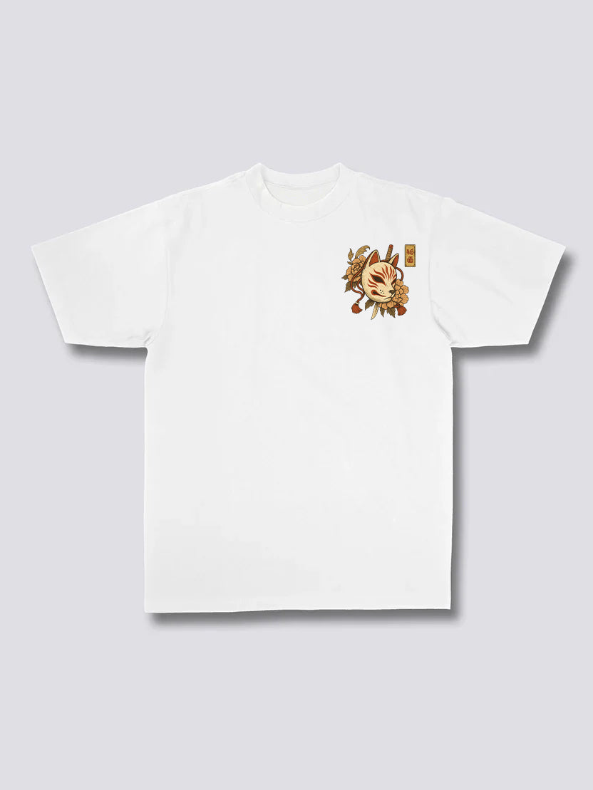 Kitsune Face Ukiyo-E T-Shirt