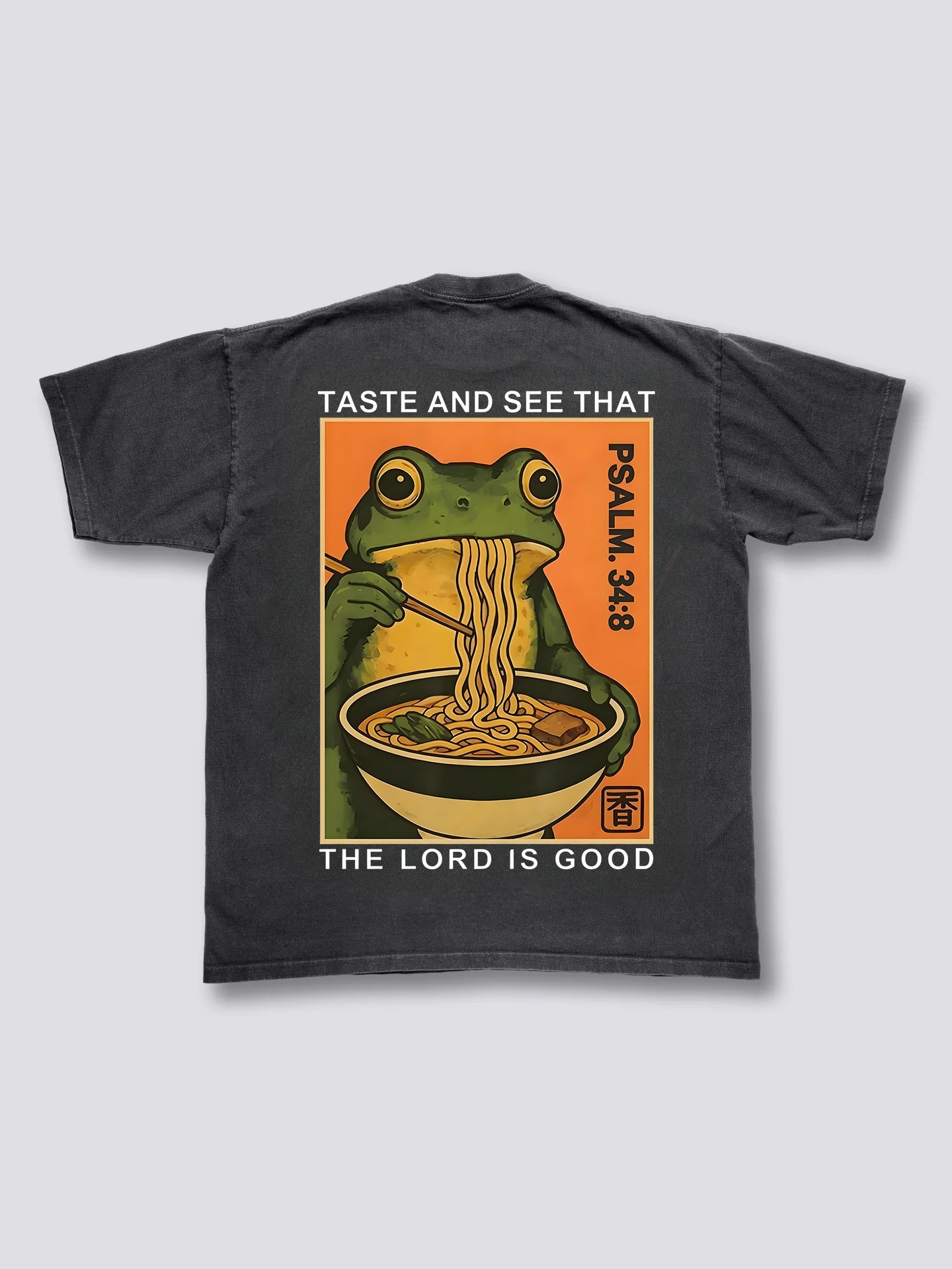 Frog Eating Ramen Vintage T-shirt