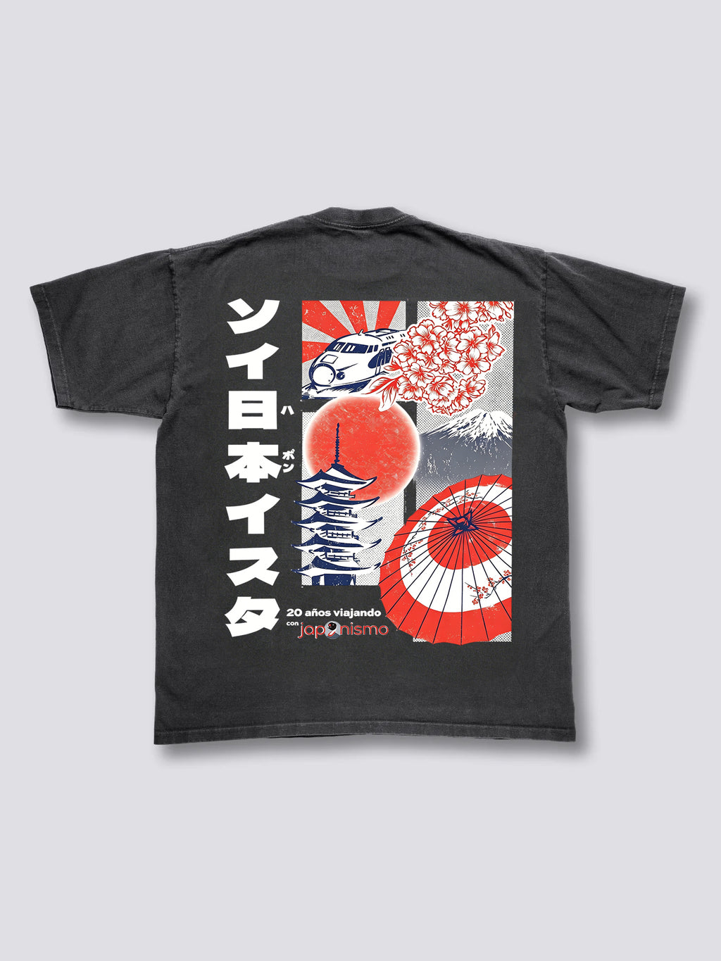 Shinkansen & Mount Fuji Vintage T-Shirt