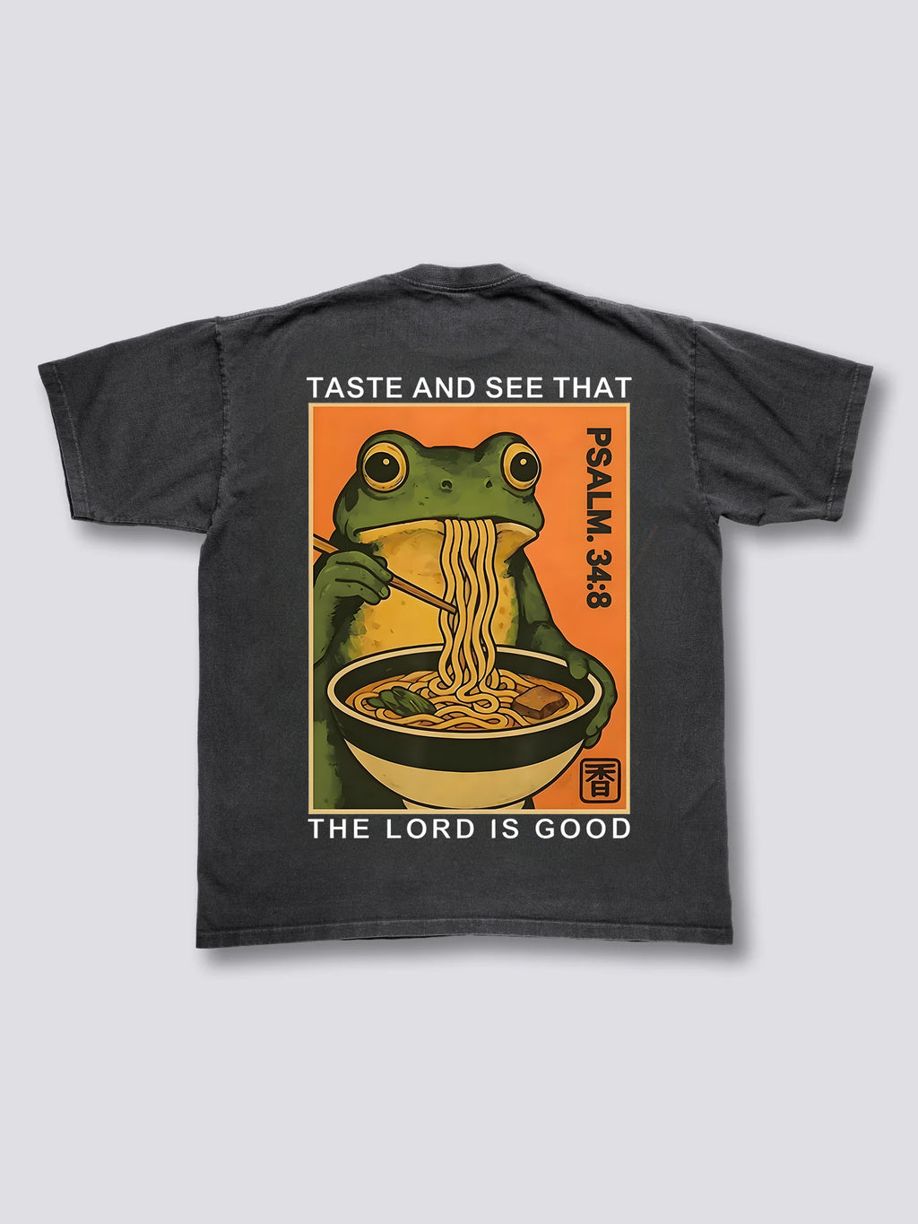 Frog Eating Ramen Vintage T-shirt