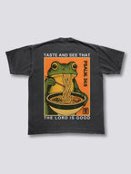 Frog Eating Ramen Vintage T-shirt