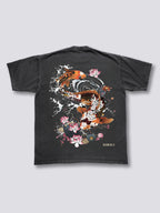 Koi Fish Graphic Vintage T-shirt