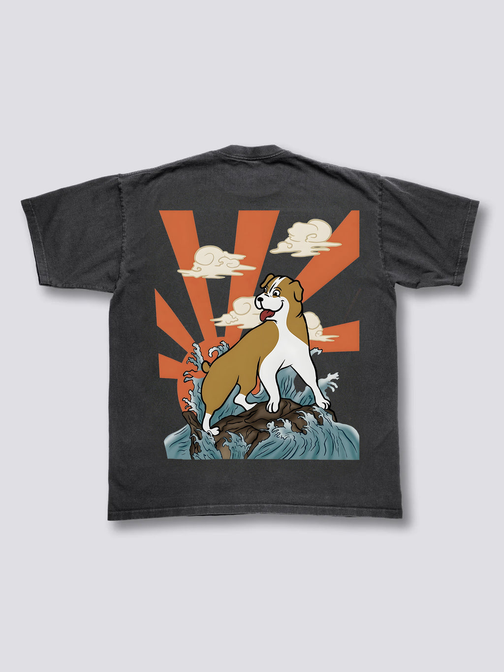 Bulldog Ocean Vintage T-shirt