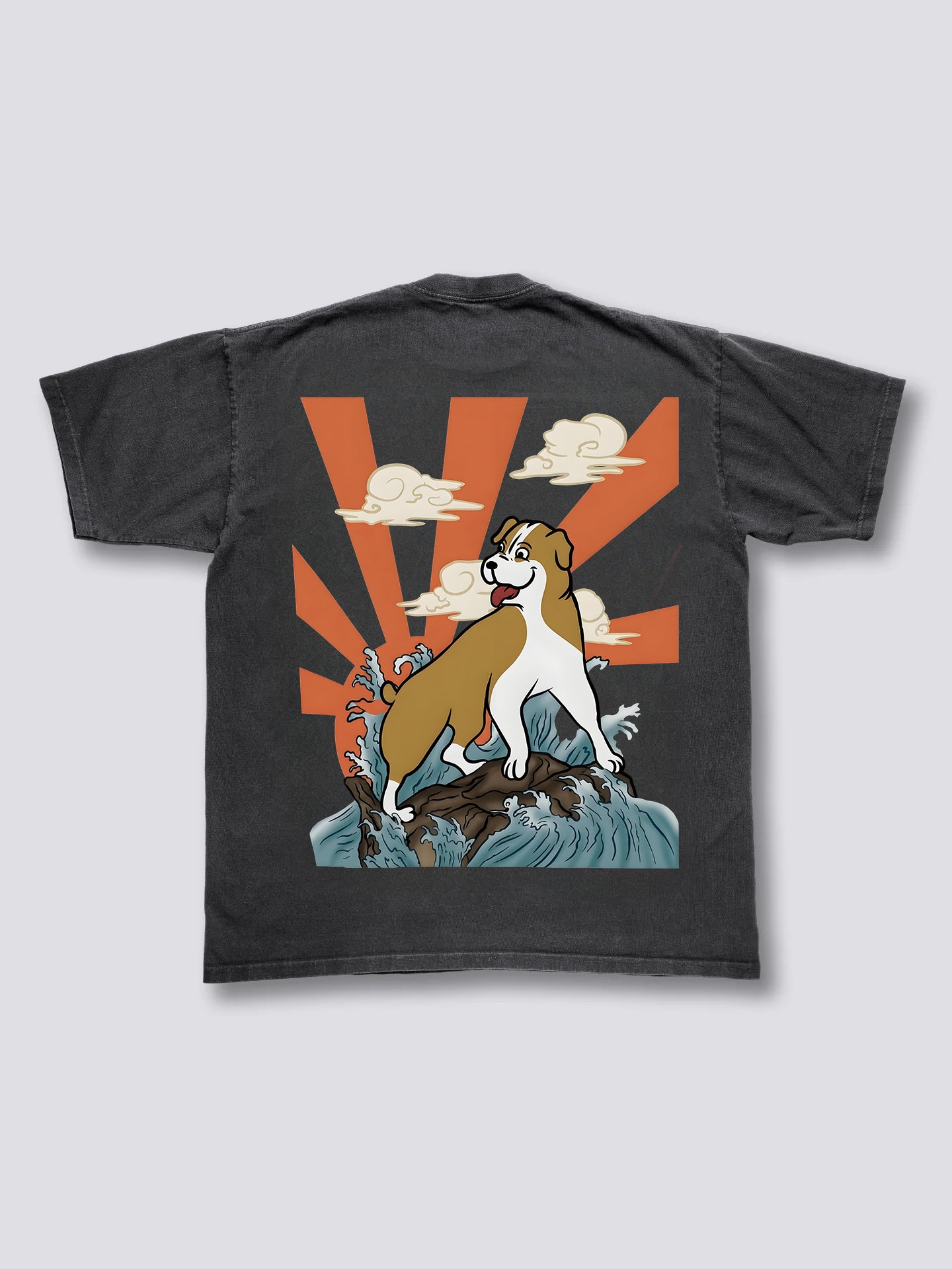 Bulldog Ocean Vintage T-shirt