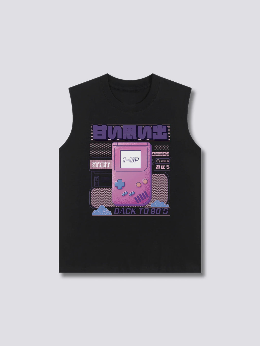 Front Print - Gameboy Tank Top