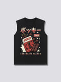 Front Print - Chocolate Pokii Tank Top