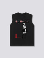 Front Print - Jpn Girl Tank Top