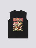 Front Print - Hungry Neko Tank Top