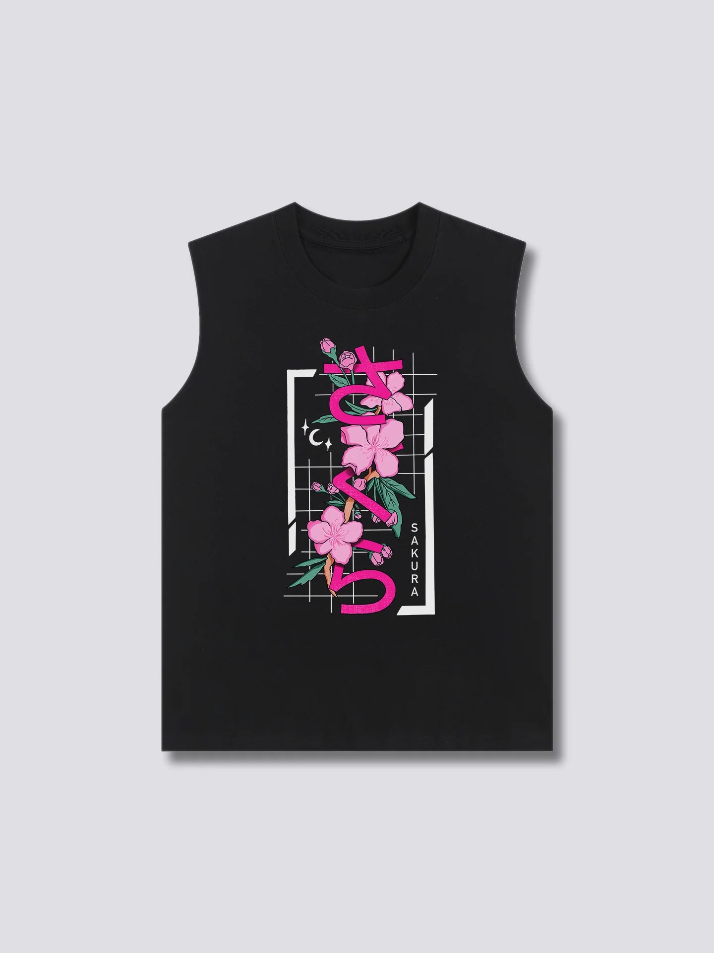 Front Print - Sakura Tank Top