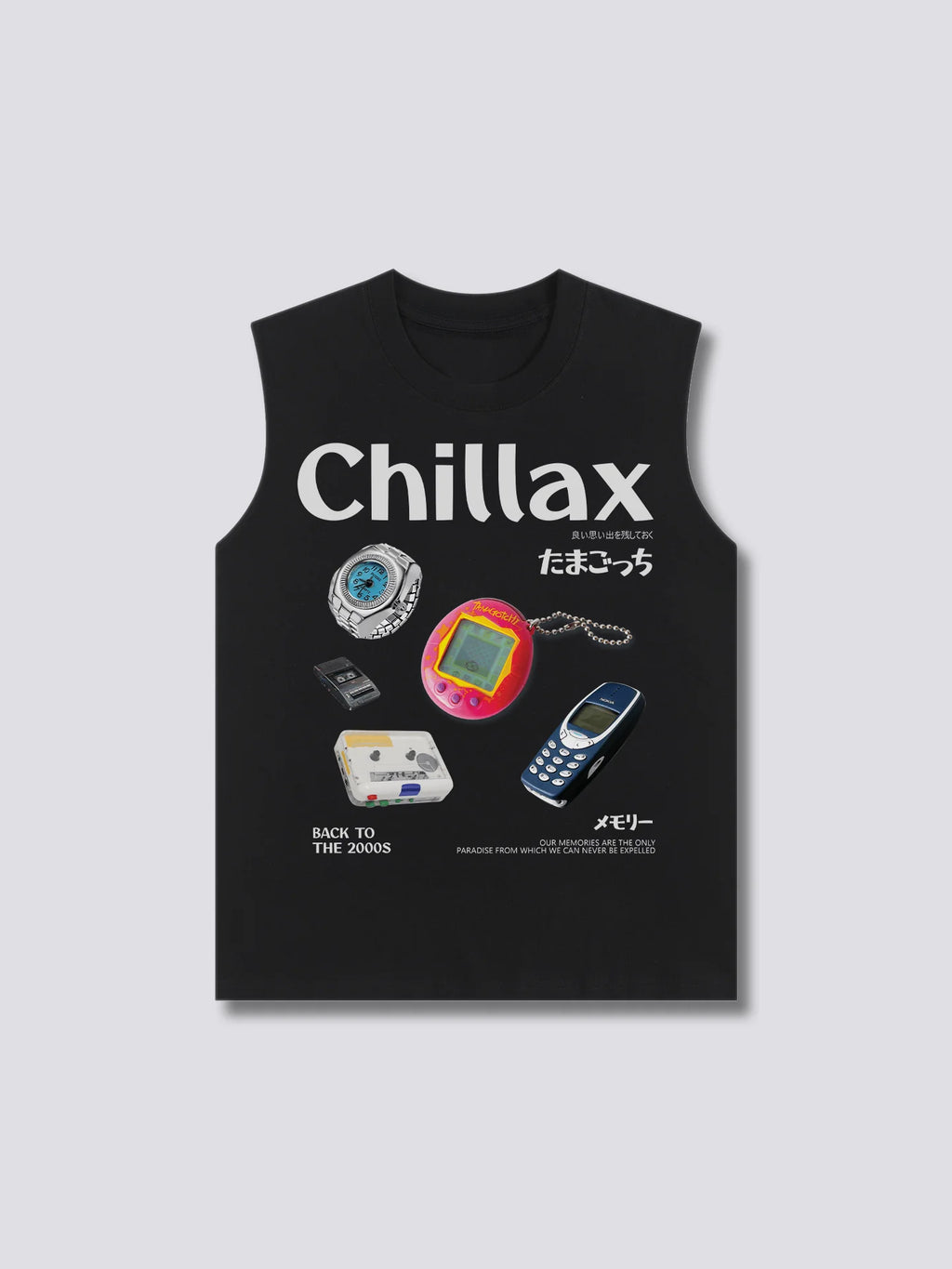 Front Print - Chillax Tank Top