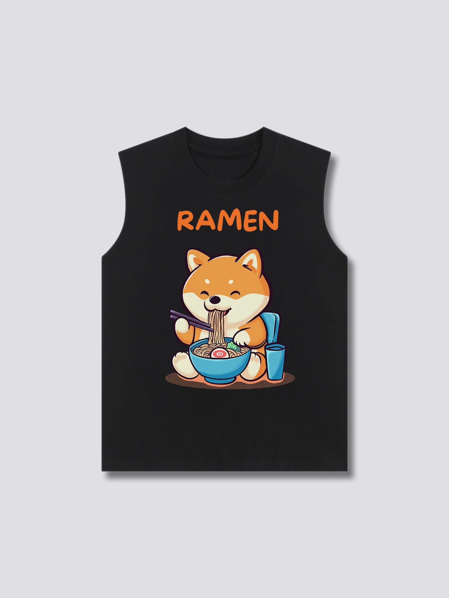 Front Print - Shiba Ramen Tank Top