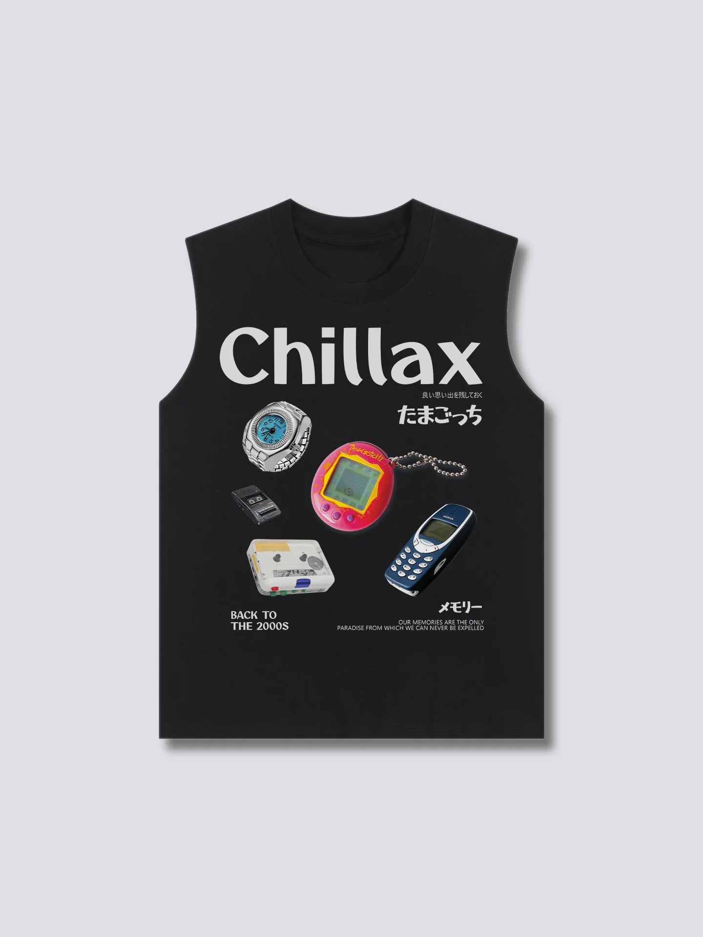 Front Print - Chillax Tank Top