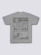 Front Print - Tokyo Wave T-Shirt