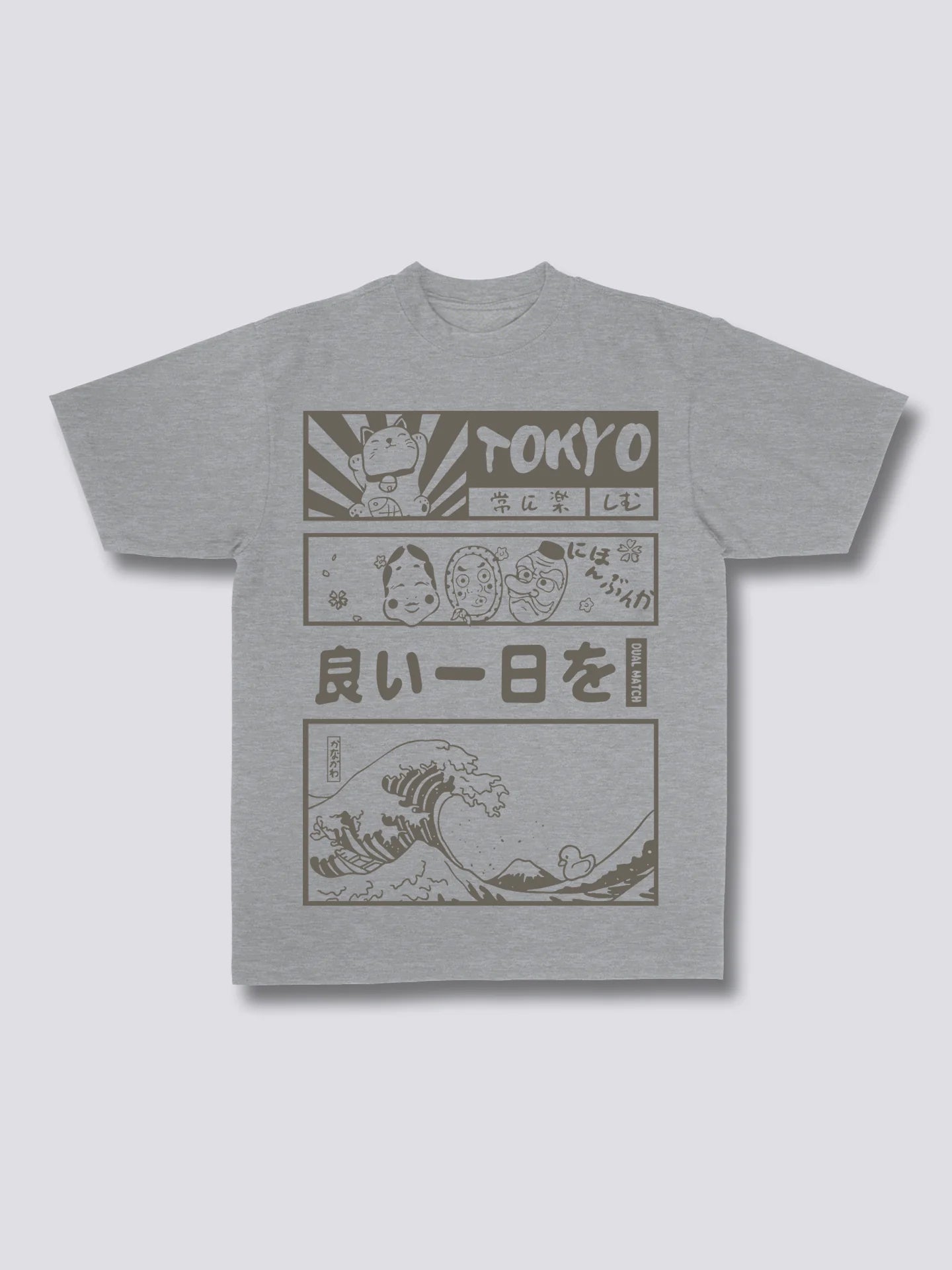 Front Print - Tokyo Wave T-Shirt