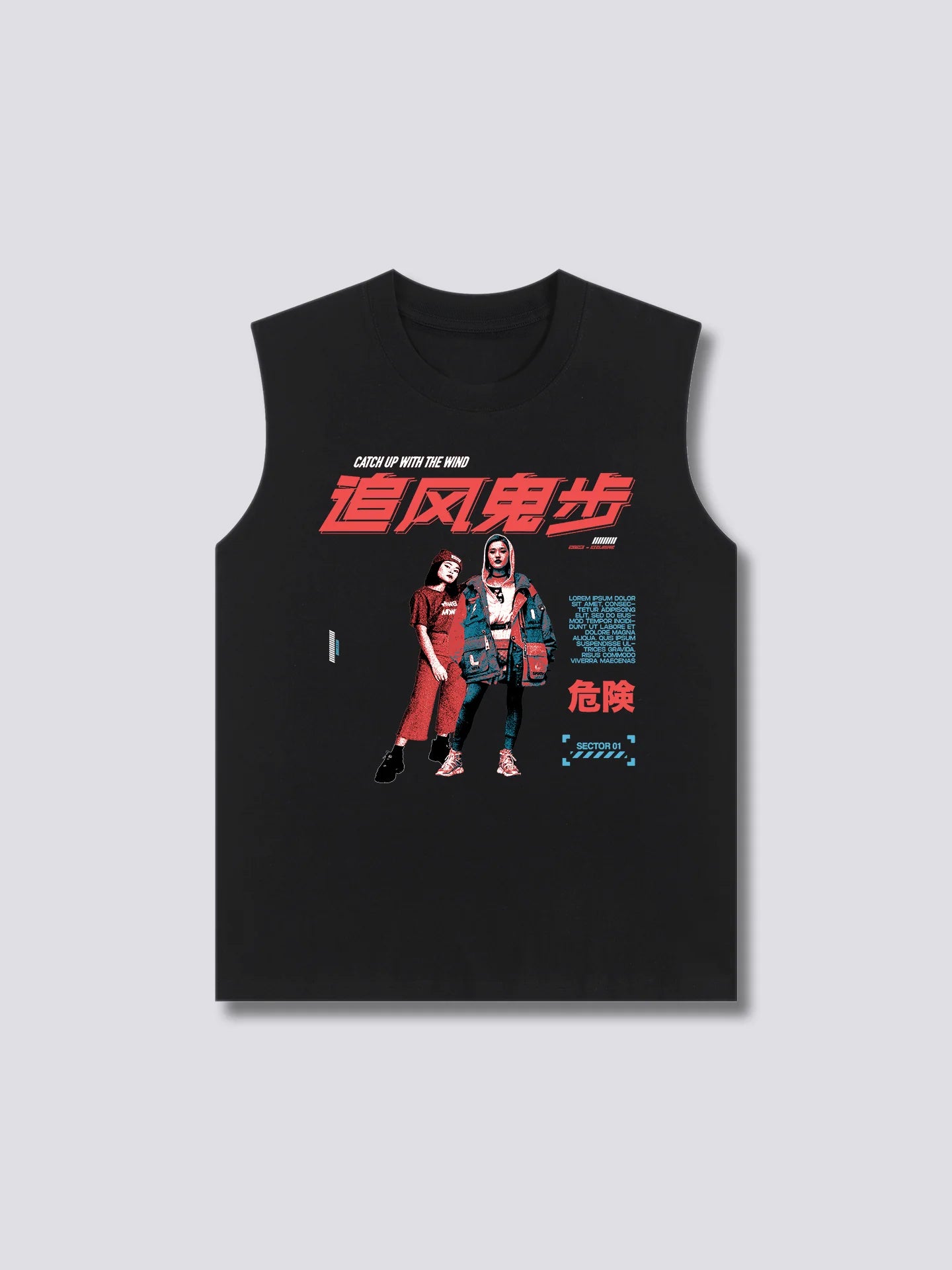 Front Print - Wind Tank Top