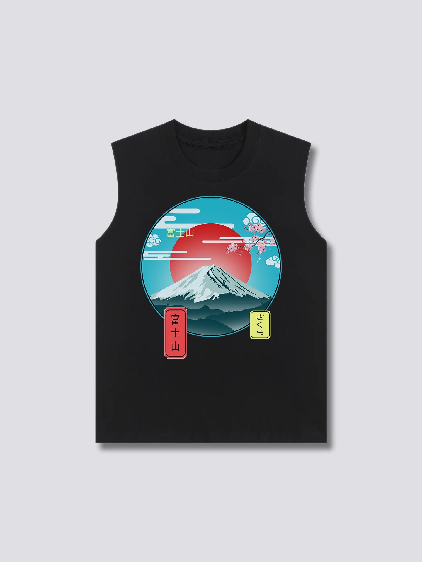 Front Print - Mount Fuji Tank Top