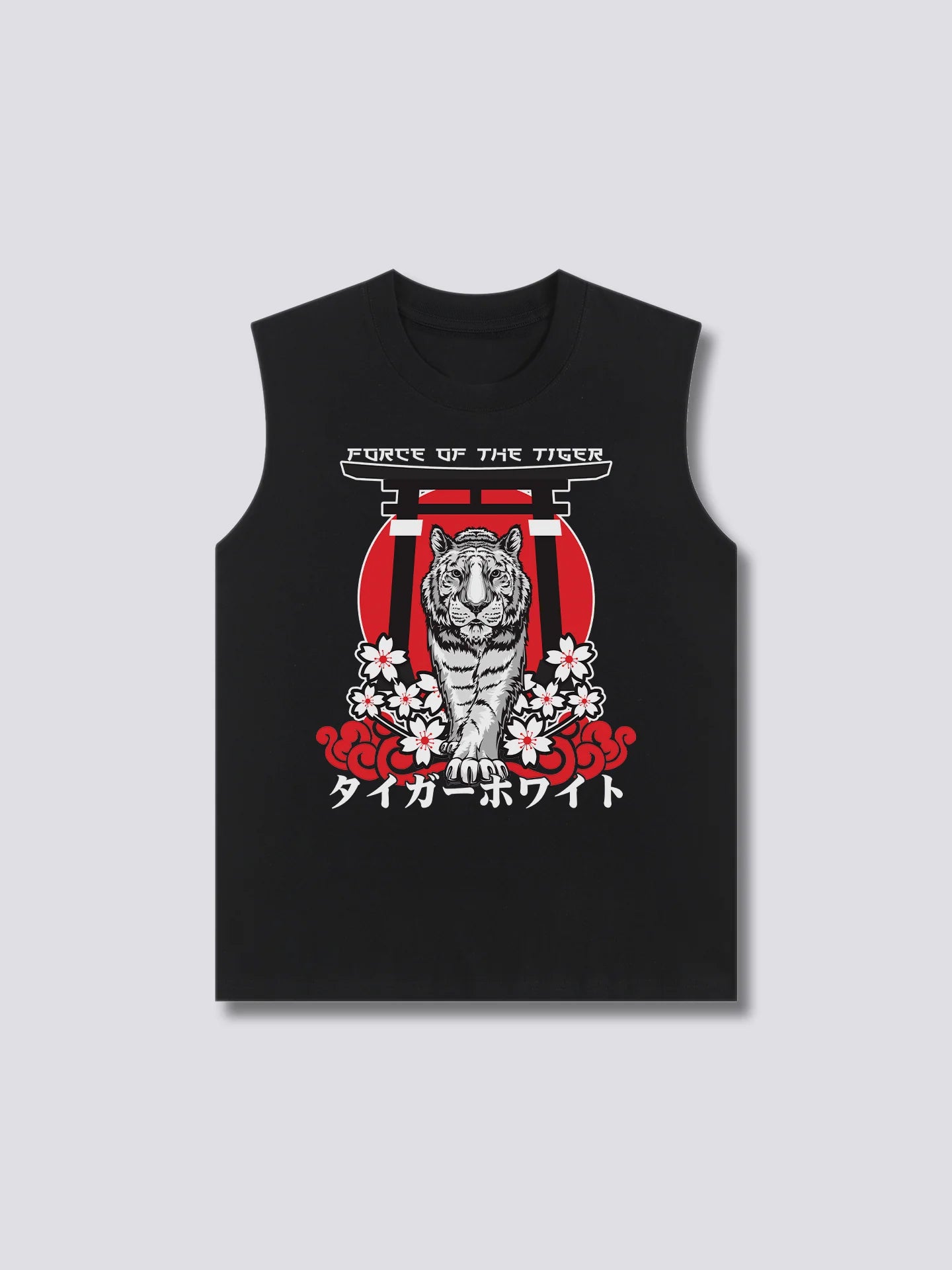 Front Print - Tiger Force Tank Top