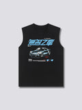 Front Print - Race Tank Top