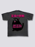 Black Cat Vintage T-shirt
