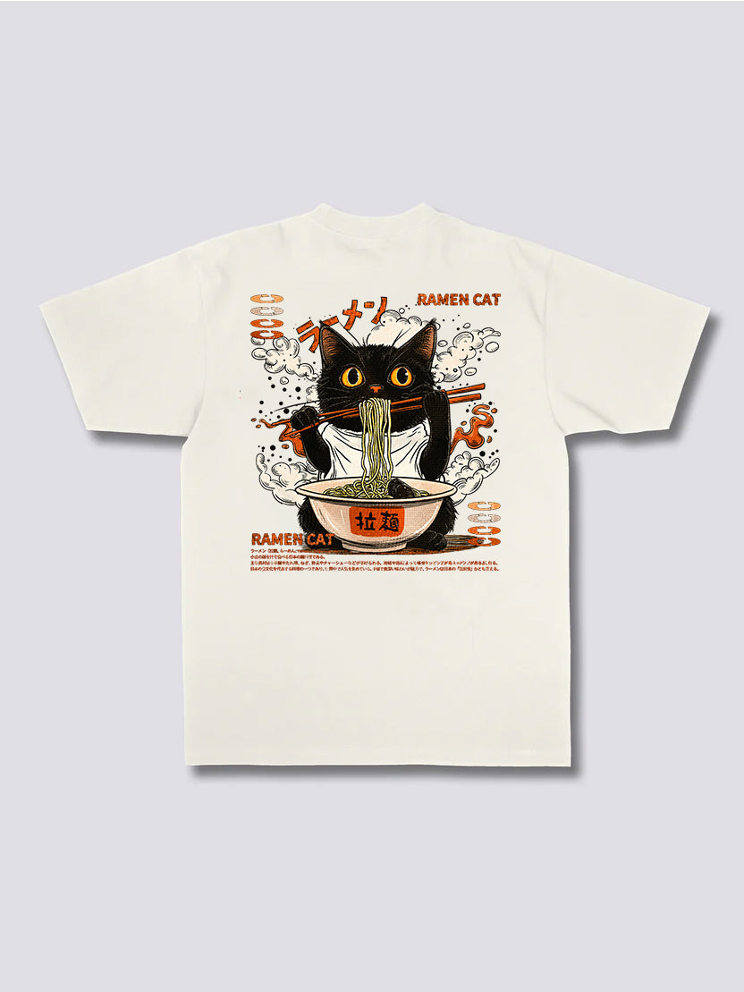 Ramen Cat Cute T-shirt